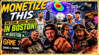 Spurs WIN ! GAME 7  vs Thunder  -   SONIC BOOM Meteor BOSTON !  Monetize this - AAA Mask vs MASK