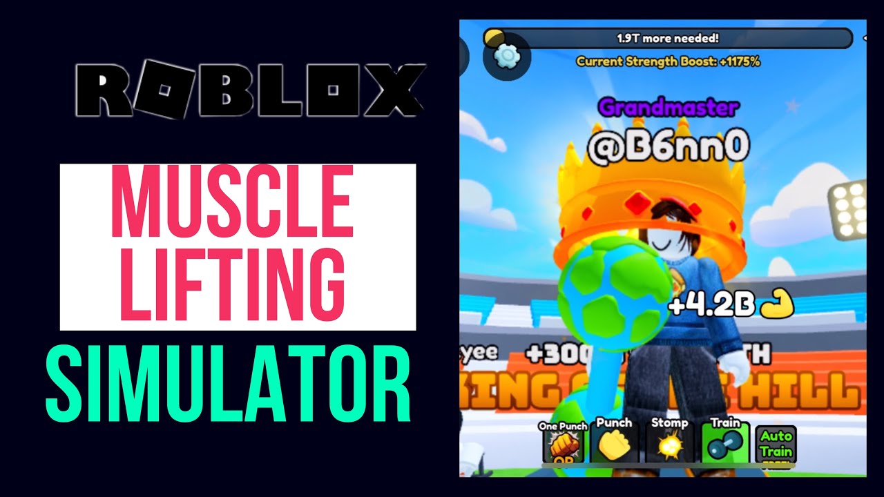 ROBLOX Muscle Lifting Simulator - Relaxing Game