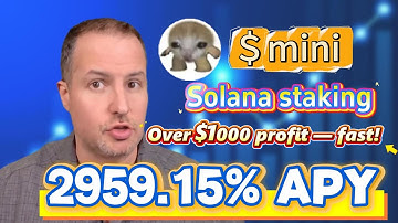 Bull-Proof 2025 💎 2959.15% APY with mini Stake & Crypto Staking mini Solana Farming