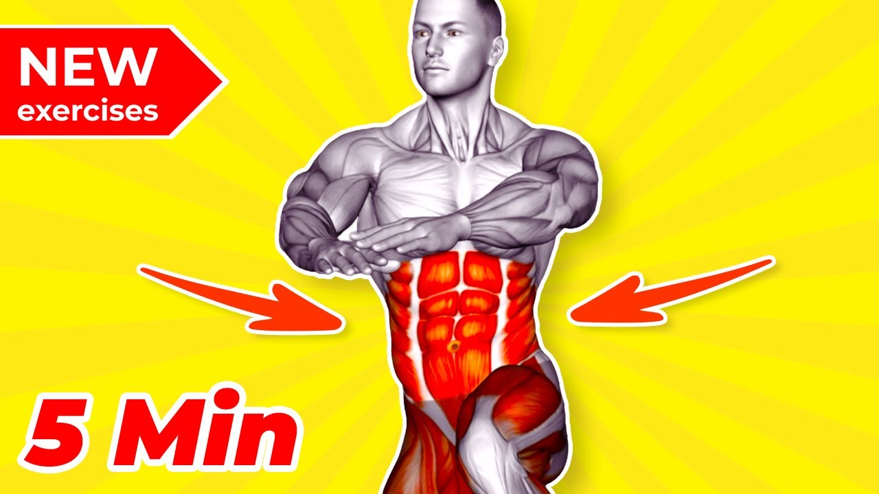 ➜ Abs ON FIRE! ➜ 5 Minutes to Total Core Shock (New Exercises)