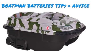 Boatman bait boat batteries maintenance, tips & advice