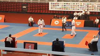 Ramos Adam Bra Vs Abazari Saleh Iri In Male Kumite X84 Kg At Serie A Santiago 2020
