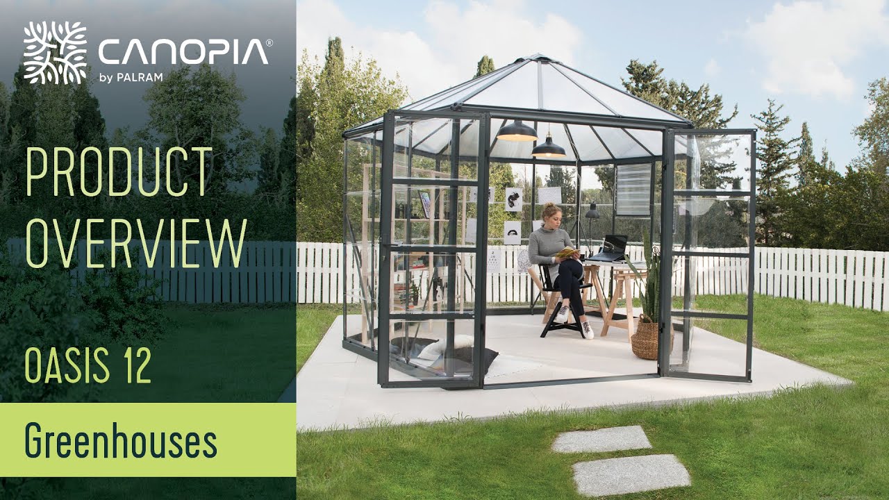 Oasis Hexagonal Greenhouse is More Than a Greenhouse Canopia YouTube