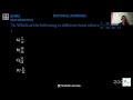 NMMS - Maths - Rational numbers - Part 3