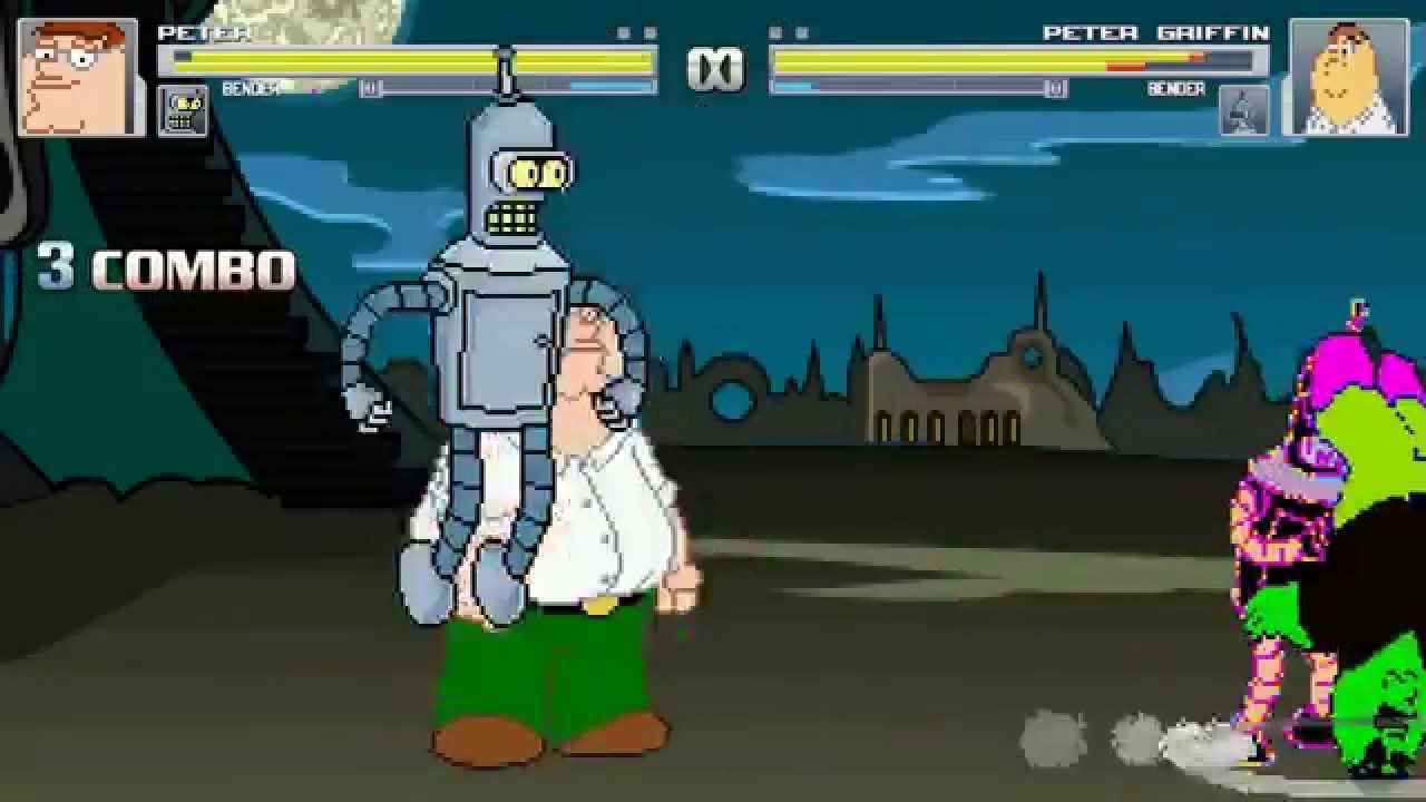 AN Mugen Request #221: Peter Griffin & Bender VS Peter Griffin & Bender