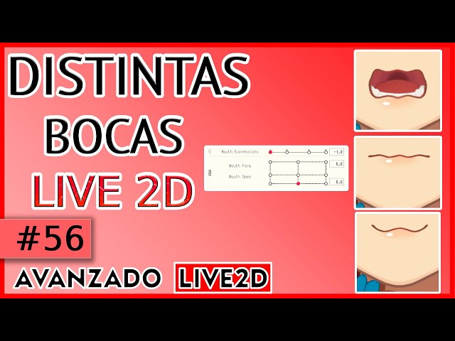 Boca de Chibi montada para el modelo Live2D Vtube -  México