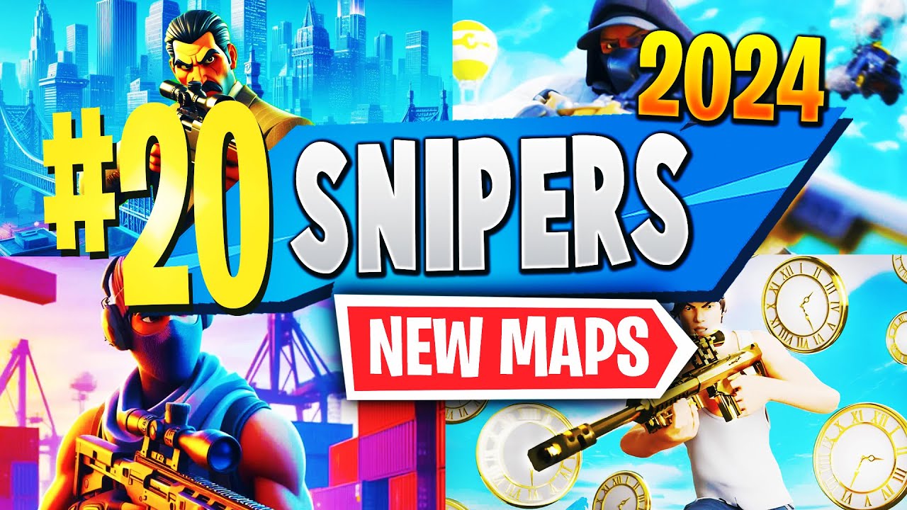 TOP 20 NEW SNIPER Creative Maps In 2024 Fortnite Sniper Map Codes