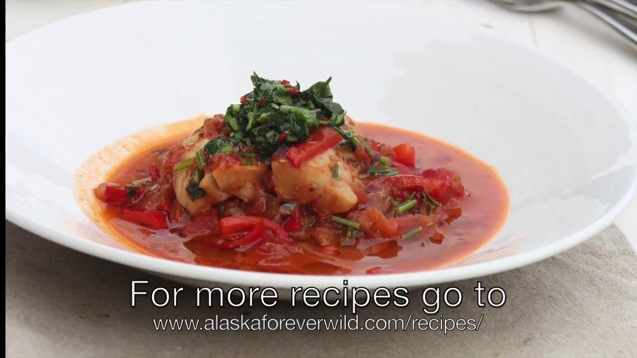 Simple spiced fish stew using Alaskan Pollock by Peter Sidwell YouTube