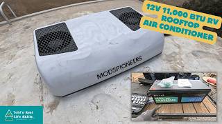 Can a 12V Rooftop AC Run Off-Grid? 11000 BTU RV Air Conditioner + 630Ah LiFePO4 Battery Test