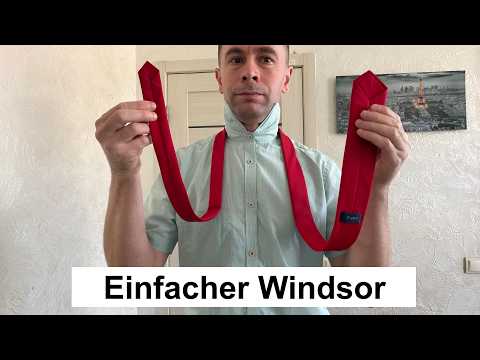 Krawatte binden für Anfänger (Einfacher Windsor)