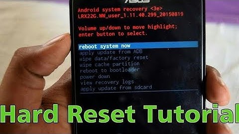 Asus Zenfone 2 Hard Reset 2022 || Zenfone ZE551ML/ZE550ML Hard Reset || Asus Z00AD Hard Reset ||