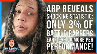 RBE's ARP Reveals Shocking Statistic: Only 3% of Battle Rappers Earn $5k or More Per Performance!