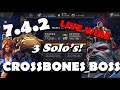 Act 7.4.2 Crossbones Boss - 3 Solo’s with Mojo, Tigra & Apocalypse | Marvel Contest of Champions