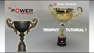 Modeling Trophy | Power Surfacing | Solidworks