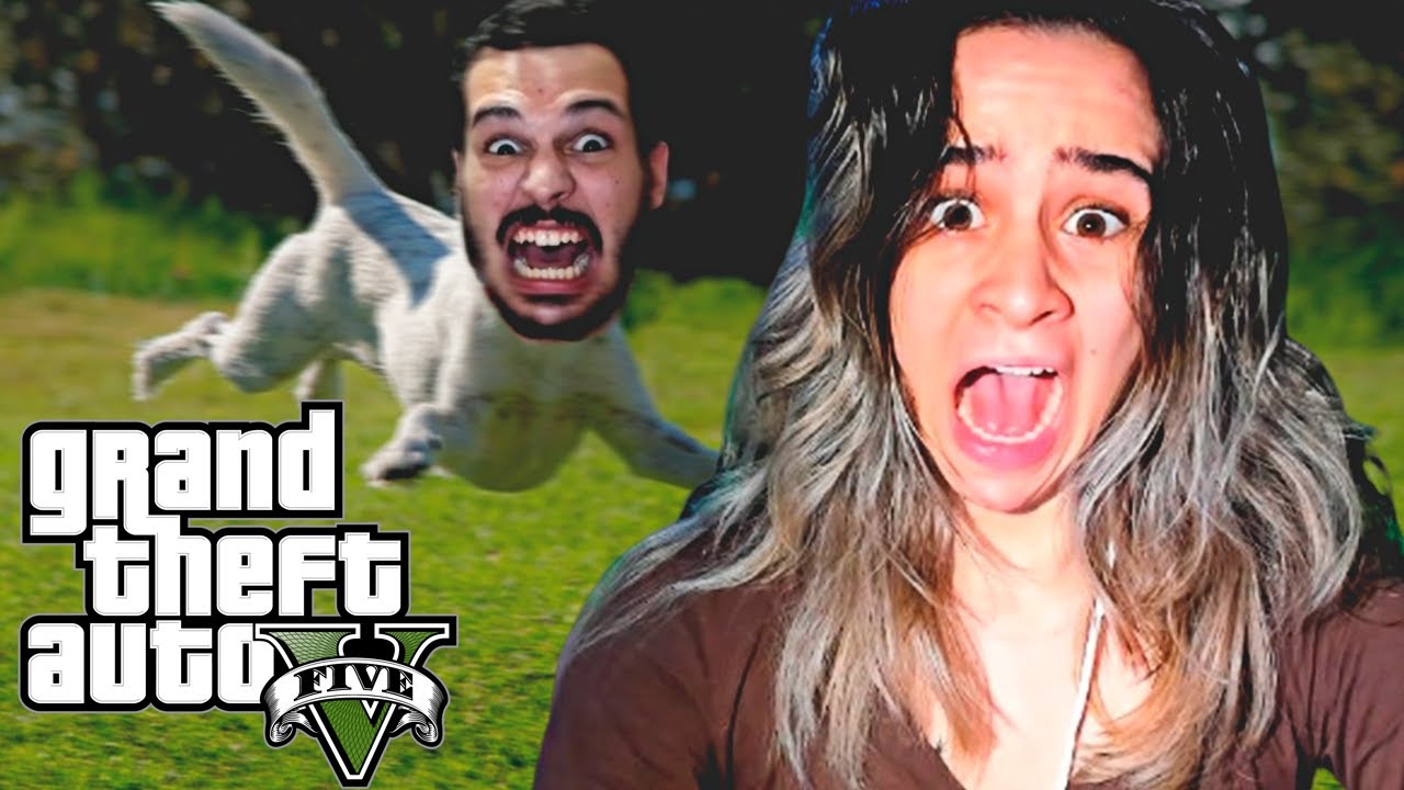 gta V... mas meu amigo virou um Cachorro!!!
