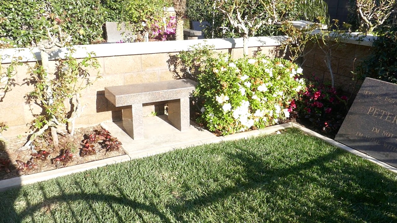 Actor Peter Falk Grave Westwood Memorial Park Los Angeles California USA Columbo