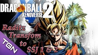 XV2 Modz: Raditz Tranform To SSJ 1 & 2