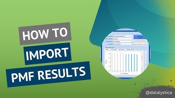 How To Import PMF Results