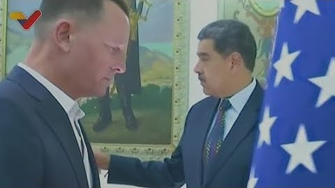 A senior Trump official meets with Venezuela's Maduro