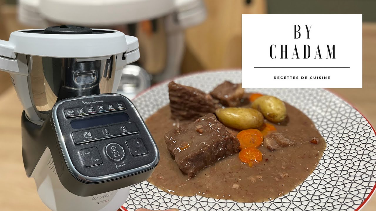 Bœuf Bourguignon Sauce Onctueuse Au Companion De Moulinex Youtube