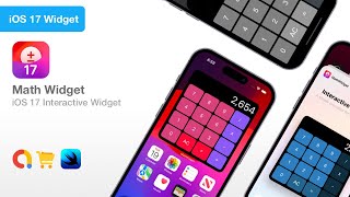 Math Widget - Interactive Widget iOS 17 | SwiftUI Source Code - Xcode 15 screenshot 1