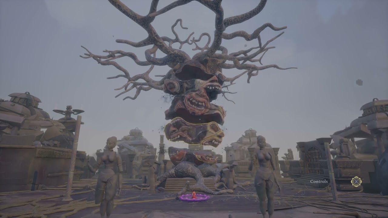 Raji  An Ancient Epic 1st demon tree puzzle