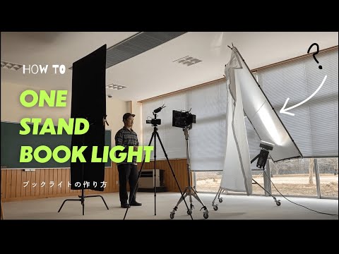 セール！洋書　Studio Lighting Anywhere　ライティング技術 移動式Book Lightの作り方｜海外ではスタンド一つでやるのが流行ってる