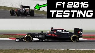 Pure sound mclaren f1 2016 pre-season testing with fernando alonso .
he was doing some strange test his mclaren-honda mp4-31 ... took the
last curve pre...
