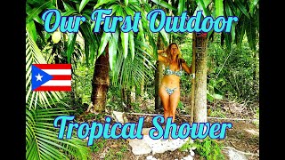 How to Build an Outdoor Tropical Shower (in Puerto Rico)! This Old Finca by LifeTransPlanet 3,998 views 8 months ago 12 minutes, 34 seconds