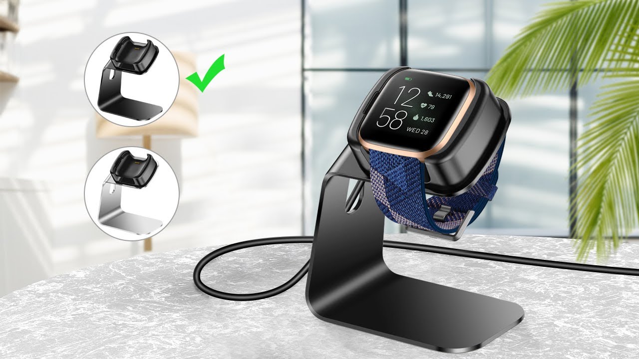 CAVN Charger Dock for Fitbit Versa 2 - Good Companion to Versa 2 Watch (HD Version)