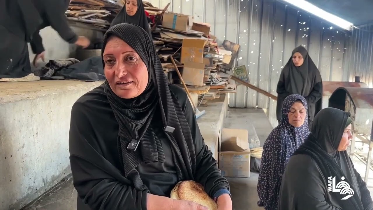 Ramazan u Gazi - Raseljene Palestinke peku hljeb u humanitarnoj pekari