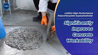 How to determine the fluidity of fresh concrete on a construction site