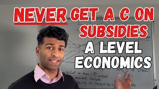 Subsidies - How to Write A* Analysis in A Level Economics