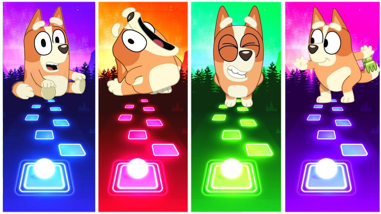 BLUEY BINGO-MINISODES FRIENDS 🆚 BLEUY MEGIC 🆚 BLUET FUNNY MOMeNTS ★★TILES HOP BeamNG.drive 