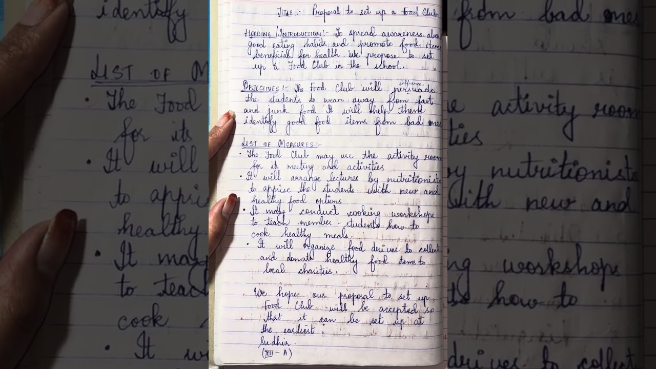 Proposal writing ISC