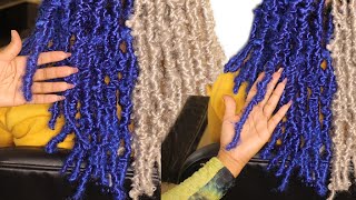 Detailed ! How to Make your Butterfly Distressed Boho Locs🦋 Longer screenshot 2