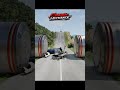 Gavril Barstow vs Bollards 💥 BeamNG Drive #shorts