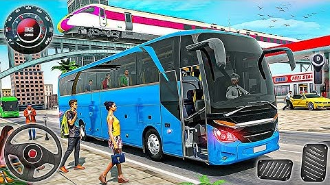 Real Coach Bus Driving 3D -  Uphill Bus Drive Simulator  2025 - Android GamePlay