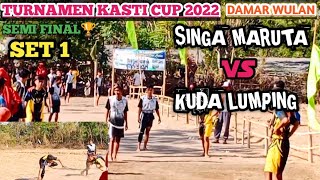 El clasico kembali!! terjadinya skor cepat || Singa Maruta [2] VS [0] Kuda Lumping_set 1