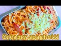 Creamy spaghetti recipe