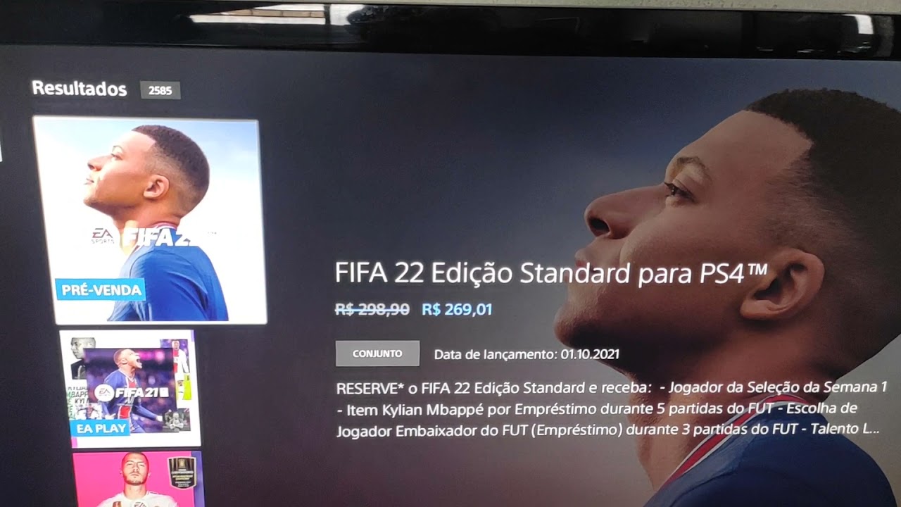 FIFA 22 (Português)- NOVO - PS4/PS5