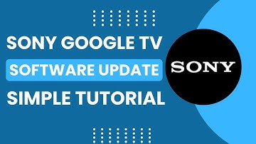 Sony Google TV: How To Software Update! [Firmware]