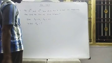 JEE MAIN (Sequence and Series in tamil)