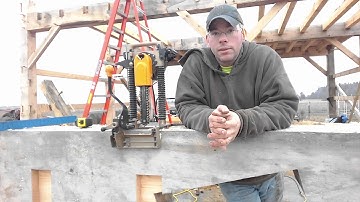 A Timber Frame Vlog #5: Mortise and Housing in a Massive Tie Beam