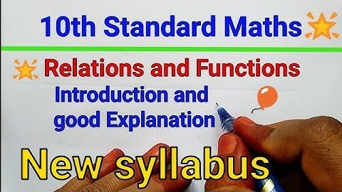 TN Samacheer 10th maths |Introduction for Relations and Functions | Cartesian product | MathsclassKI