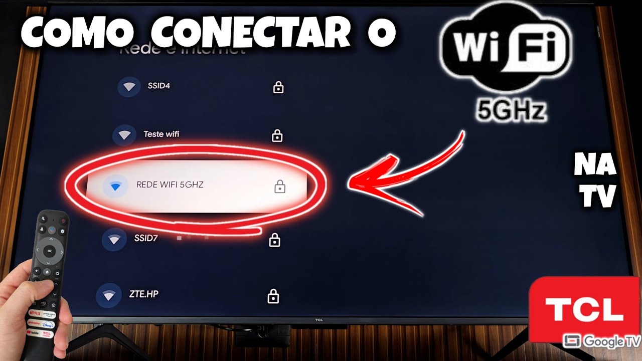 COMO CONECTAR O WIFI 5GHZ NA TCL GOOGLE TV | 2025 - YouTube
