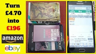 Make money reselling books from car boot sales