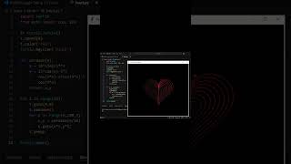 14 LINES OF CODE TO FIND TRUE LOVE? 😱❤️ #Python #coding #math #ai #art #love #visuals #viral