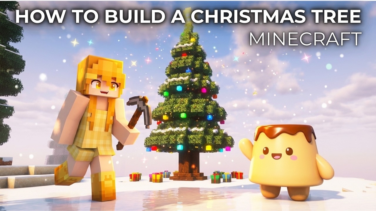 Build the COZIEST Christmas Tree in Minecraft - YouTube