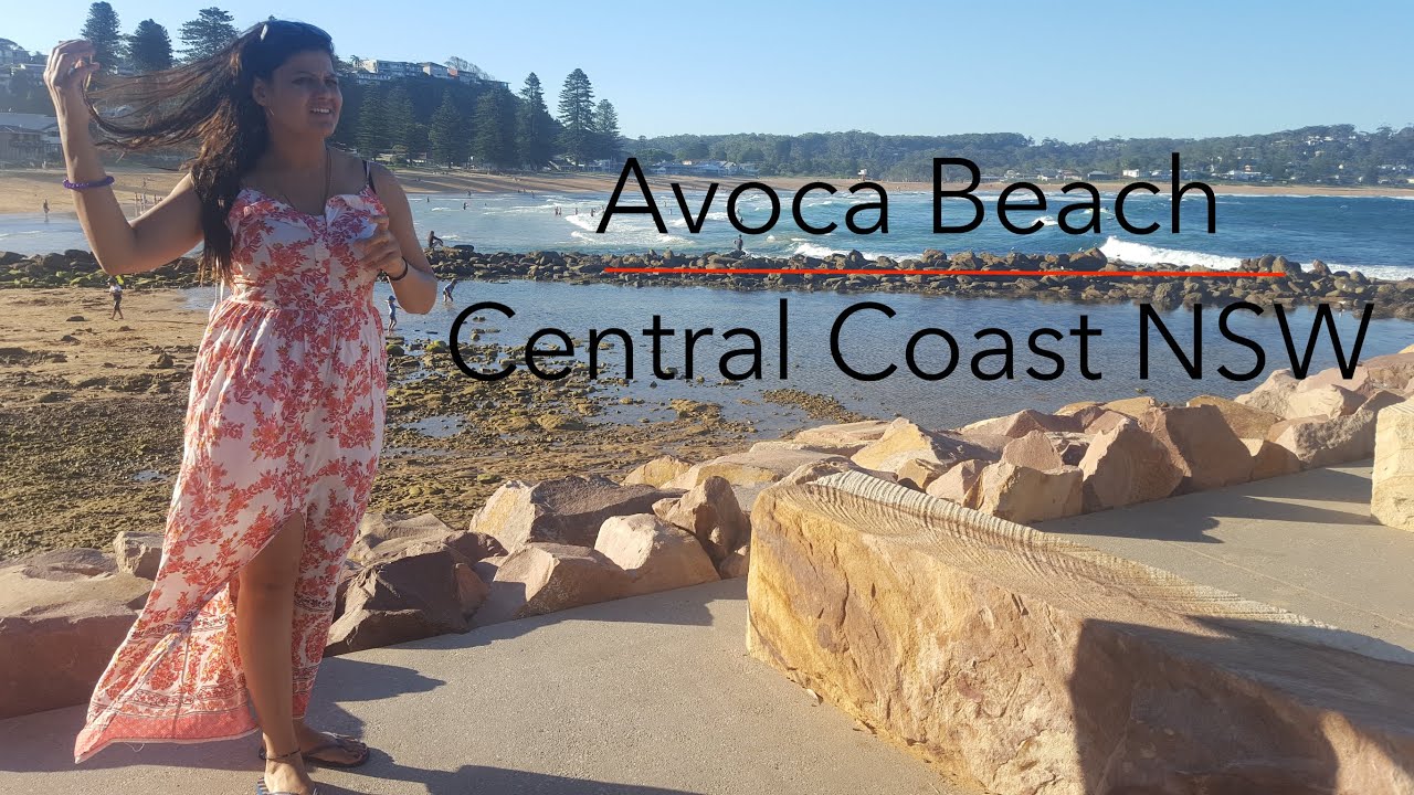 Christmas holiday activities having lots of fun at Avoca Beach, NSW.